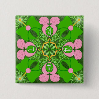 Prinses van Jupiter Vierkante Button 5,1 Cm