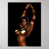 Prinses van Mars Fantasy Girl Poster (Voorkant)