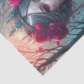 Prinses van Passie & Pijn, Goth Forest Prinses Tissuepapier (Detail)