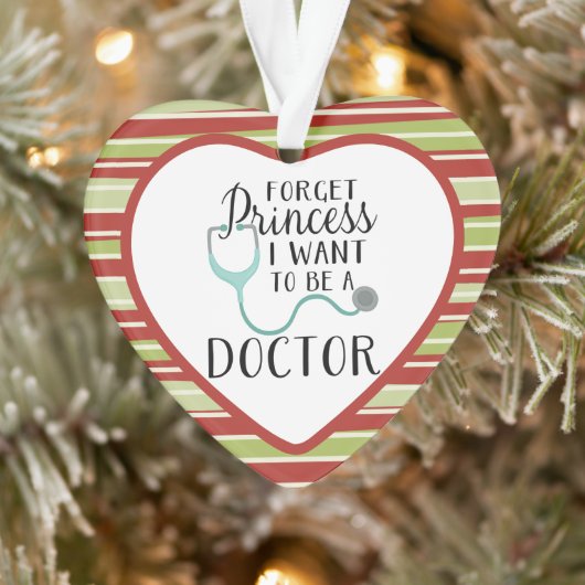 prinses vergeten ik wil dokter worden ornament (Boom)