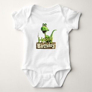 Prinses Verjaardag Dinosaur – Leuke Dino Feestbord Romper