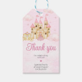 Prinses Verjaardag Favor Tags Cadeaulabel (Voorkant)