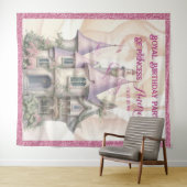 Prinses Verjaardag Fotocabine - Foto Achtergrond Wandkleed (In Situ (horizontaal))