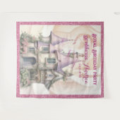 Prinses Verjaardag Fotocabine - Foto Achtergrond Wandkleed (Voorkant (horizontaal))