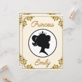 Prinses Verjaardag Hare Koninklijke Hoogheid Naam  Kaart (Voorkant / Achterkant in situ)