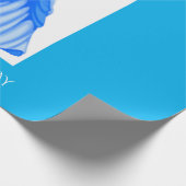 Prinses verjaardag inpakpapier. Aangepaste naam. Cadeaupapier (Hoek)