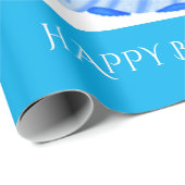 Prinses verjaardag inpakpapier. Aangepaste naam. Cadeaupapier (Rol Hoek)