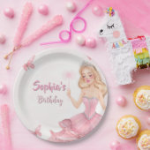 Prinses Verjaardag Papieren Bordje (Feest)
