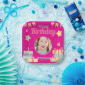 prinses verjaardag papieren bordje (Feest)