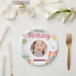 prinses verjaardag papieren bordje