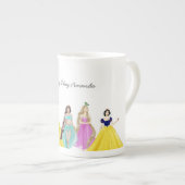 prinses, verjaardag, porselein kop (Voorkant rechts)