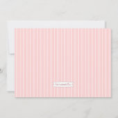 Prinses Verjaardag Roze Kroon Fotouitnodiging Kaart (Achterkant)