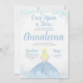 PRINSES VERJAARDAG UITNODIGEN KAART (Voorkant)