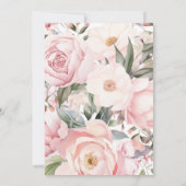 Prinses Verjaardag Uitnodiging, Betoverde Uitnodig Kaart (Achterkant)