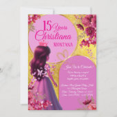 Prinses Verjaardag Uitnodiging - Gepersonaliseerde (Voorkant)