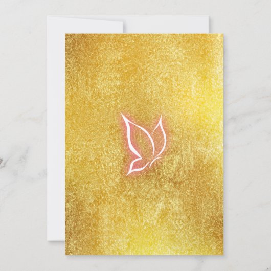 Prinses Verjaardag Uitnodiging - Gepersonaliseerde (Achterkant)