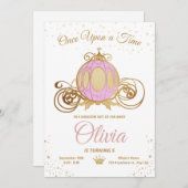 Prinses Verjaardag uitnodiging Kleine Prinses Meis (Voorkant / Achterkant)