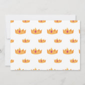 Prinses Verjaardag Uitnodiging Party Meisjes Foto (Achterkant)