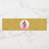 Prinses Verjaardag Waterfles Labels Waterfles Etiket (Enkel label)