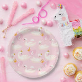 Prinses Verjaardagsfeest, aangepaste leeftijd Papieren Bordje (Feest)