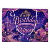 Prinses Verjaardagsfeest Ballonnen Groot Cadeauzakje (Achterkant)