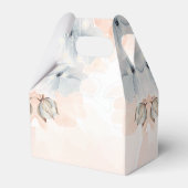 Prinses Verjaardagsfeest Beige glitter Dank u Bedankdoosjes (Achterkant)