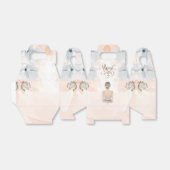 Prinses Verjaardagsfeest Beige glitter Dank u Bedankdoosjes (Uitgevouwen)