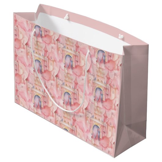 Prinses Verjaardagsfeest Groot Cadeauzakje (Achterkant Gekanteld)