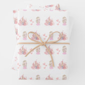 Prinses Verjaardagsfeest Inpakpapier Vel (In situ)