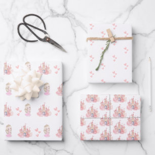 Prinses Verjaardagsfeest Inpakpapier Vel
