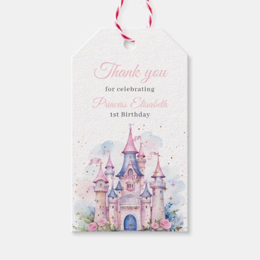 Prinses Verjaardagsfeest, Kasteel van de Prinses V Cadeaulabel (Voorkant)