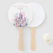 Prinses Verjaardagsfeest, Kasteel van de Prinses V Handwaaier (Voorkant en achterkant)