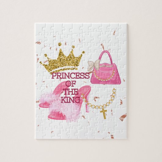 Prinses verjaardagsfeest legpuzzel (Verticaal)