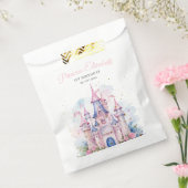 Prinses verjaardagsfeest, Prinses Kasteel Verjaard Bedankzakje (Gezegeld)