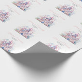 Prinses verjaardagsfeest, Prinses Kasteel Verjaard Cadeaupapier (Hoek)