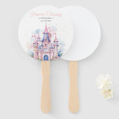 Prinses verjaardagsfeest, Prinses Kasteel Verjaard Handwaaier (Voorkant en achterkant)