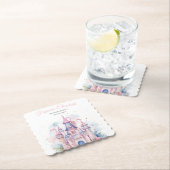 Prinses verjaardagsfeest, Prinses Kasteel Verjaard Kartonnen Onderzetters (Insitu)