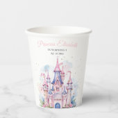 Prinses verjaardagsfeest, Prinses Kasteel Verjaard Papieren Bekers (Voorkant)