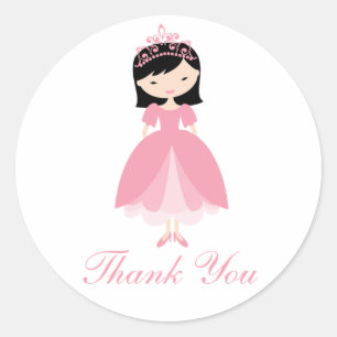 Prinses Verjaardagsfeest Stickers