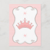 Prinses verjaardagsfeestje maak je eigen banner Ka Briefkaart (Voorkant)