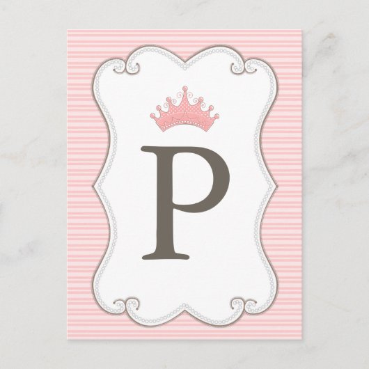 Prinses verjaardagsfeestje maak je eigen banner Ka Uitnodiging Briefkaart (Voorkant)