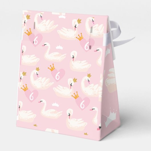 Prinses Verjaardagsfeestje, Meisjes, Aangepaste le Bedankdoosjes (Achterkant)