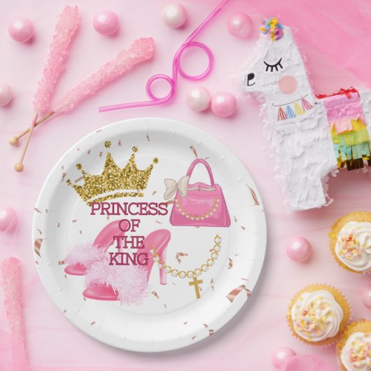 Prinses verjaardagsfeestje papier bord (Feest)