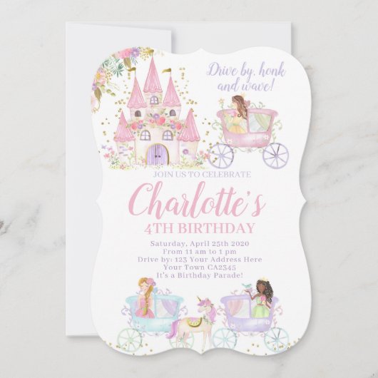 Prinses Verjaardagsparade Kaart (Voorkant)