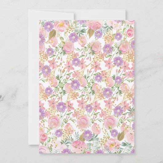 Prinses Verjaardagsparade Kaart (Achterkant)