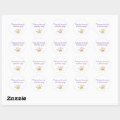 Prinses Verjaardagspartij Goody Bag Labels (Vel)