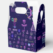 Prinses Verjaardagstaart Favor Dozen Bedankdoosjes (Open)