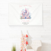 Prinses verjaardagsuitnodiging, Kleine Prinses 1e Spandoek (Insitu)