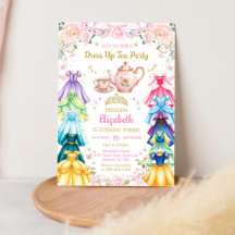 Prinses Verkleed Thee Feestje Meisje Verjaardag