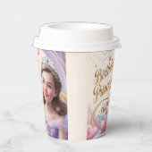 Prinses viert gelukkige verjaardag papieren bekers (Rechts)